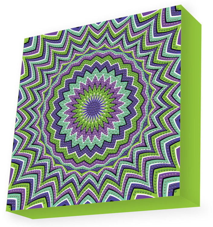 DBX.043 DOTZ® - BOX Diamond Dotting kit - 22x22cm - Optical Illusion